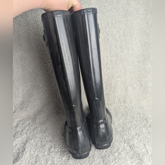 HUNTER High Black Rainboots Size 6 Women Waterproof - Picture 4 of 11